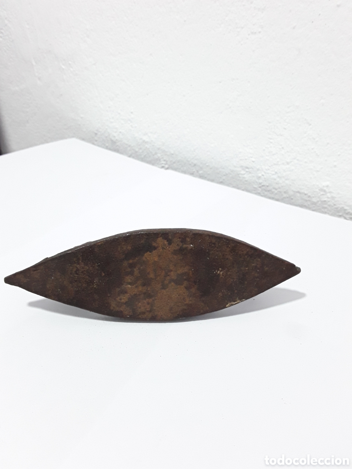 Antig&uuml;edades: Plancha peque&ntilde;a de forja - Foto 4