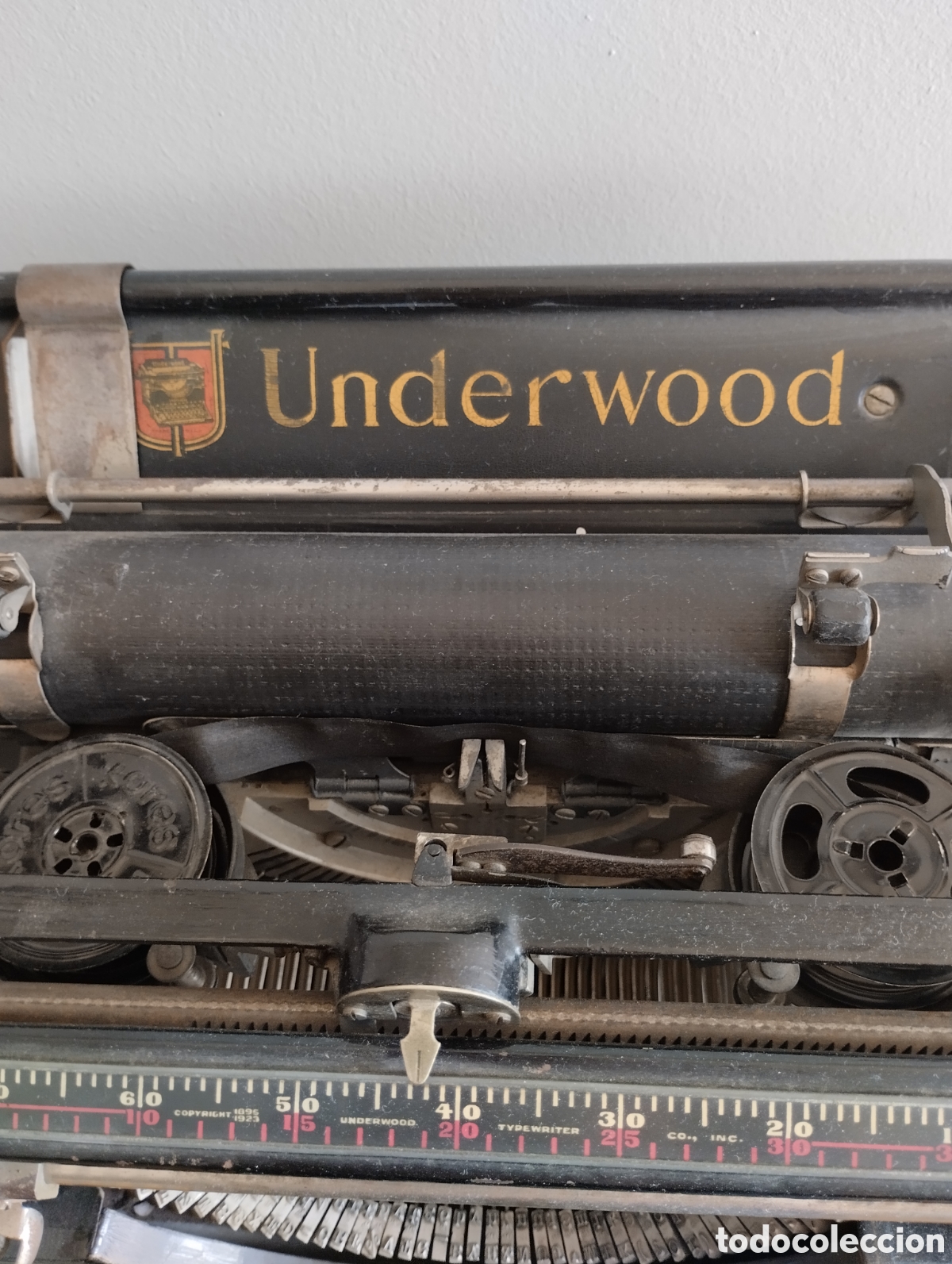 Antig&uuml;edades: Maquina escribir underwood. - Foto 3