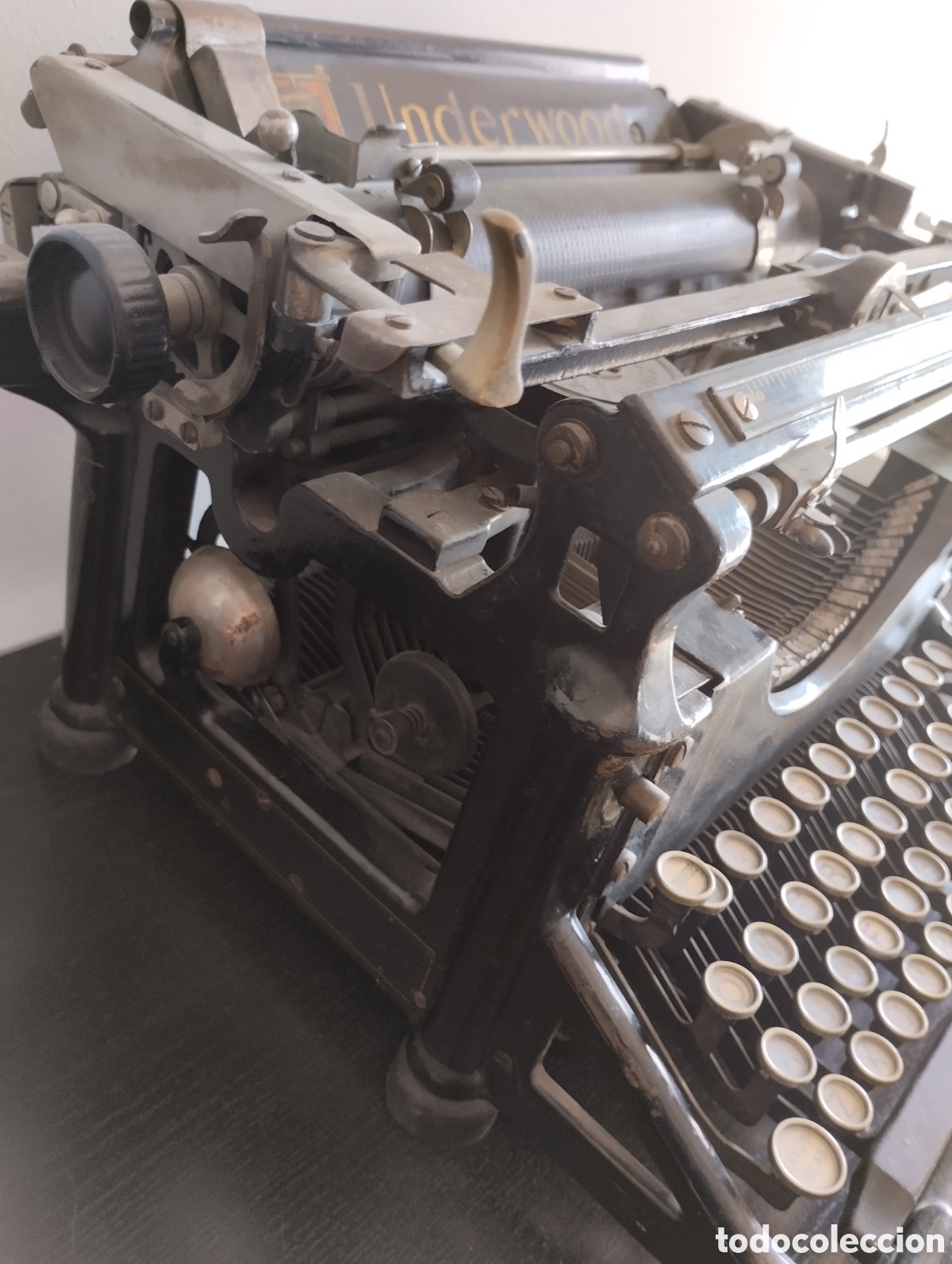 Antig&uuml;edades: Maquina escribir underwood. - Foto 4