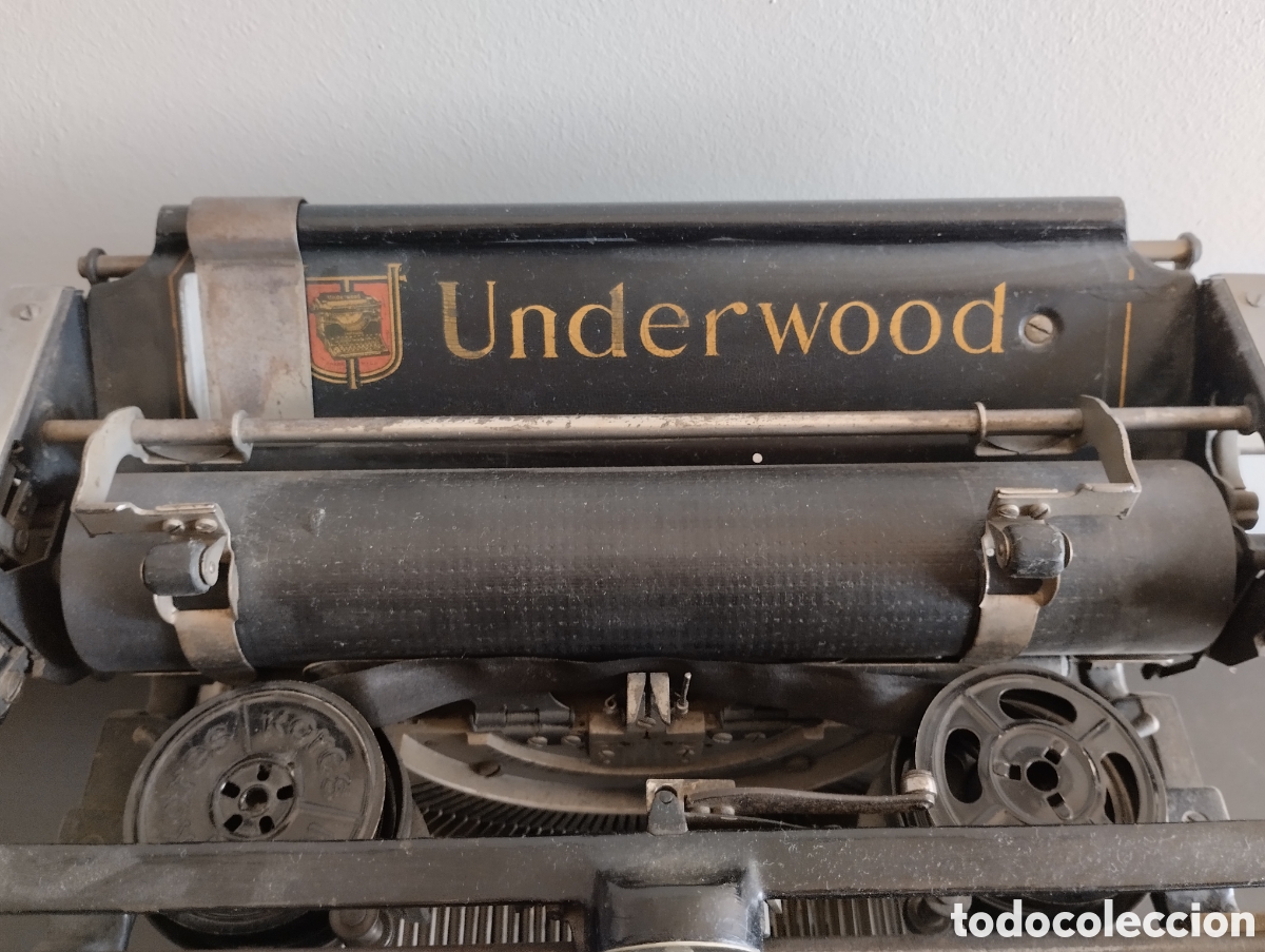 Antig&uuml;edades: Maquina escribir underwood. - Foto 9