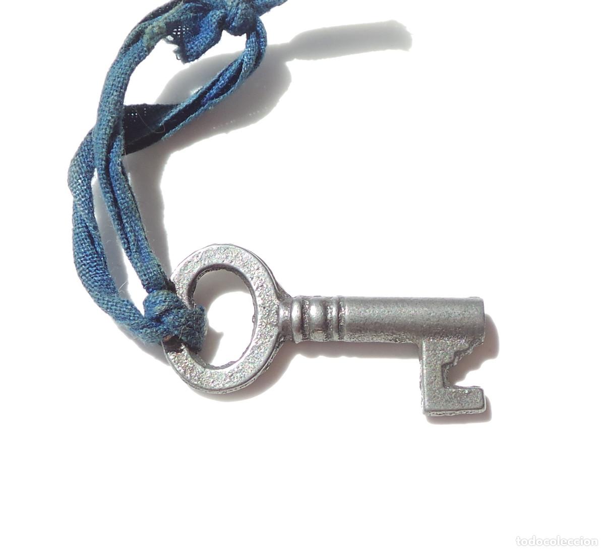 Antig&uuml;edades: LLAVE DE HIERRO.- 3,9 CM DE LARGO. APROX. - Foto 3