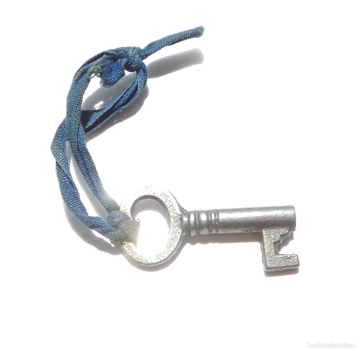 Antig&uuml;edades: LLAVE DE HIERRO.- 3,9 CM DE LARGO. APROX. - Foto 6