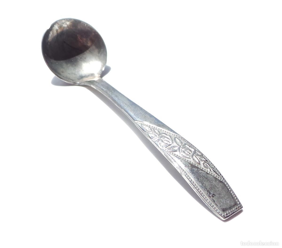 Antig&uuml;edades: CUCHARILLA DOSIFICADORA DE T&Eacute;. 11,5 CM DE LARGO. - Foto 4