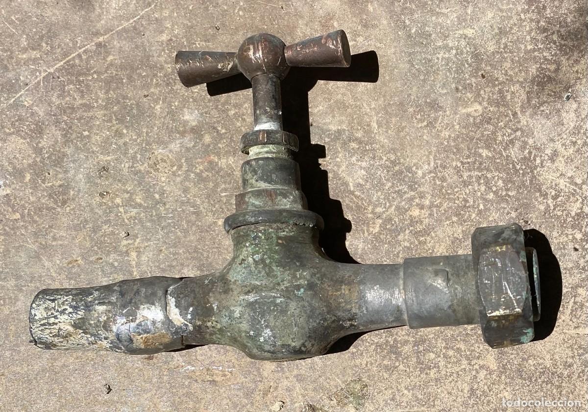 Antig&uuml;edades: STEAMPUNK - ANTIGUO GRIFO LLAVE DE PASO DEL AGUA EDIFICIO CONSTRUIDO EL 1936 - Foto 1