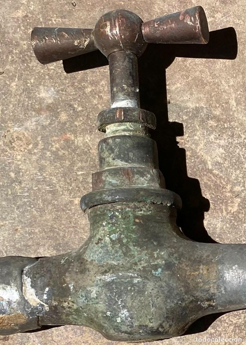 Antig&uuml;edades: STEAMPUNK - ANTIGUO GRIFO LLAVE DE PASO DEL AGUA EDIFICIO CONSTRUIDO EL 1936 - Foto 2