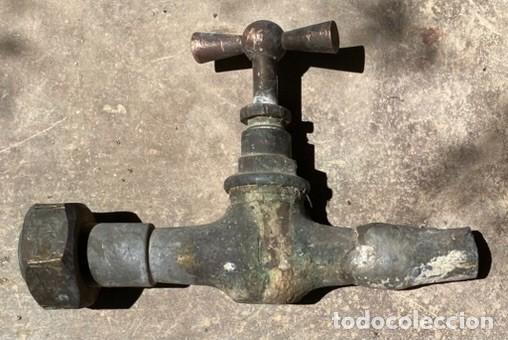 Antig&uuml;edades: STEAMPUNK - ANTIGUO GRIFO LLAVE DE PASO DEL AGUA EDIFICIO CONSTRUIDO EL 1936 - Foto 3