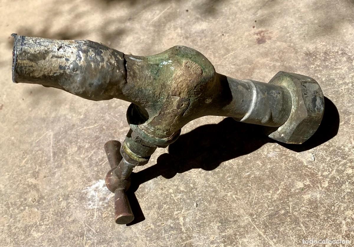 Antig&uuml;edades: STEAMPUNK - ANTIGUO GRIFO LLAVE DE PASO DEL AGUA EDIFICIO CONSTRUIDO EL 1936 - Foto 6