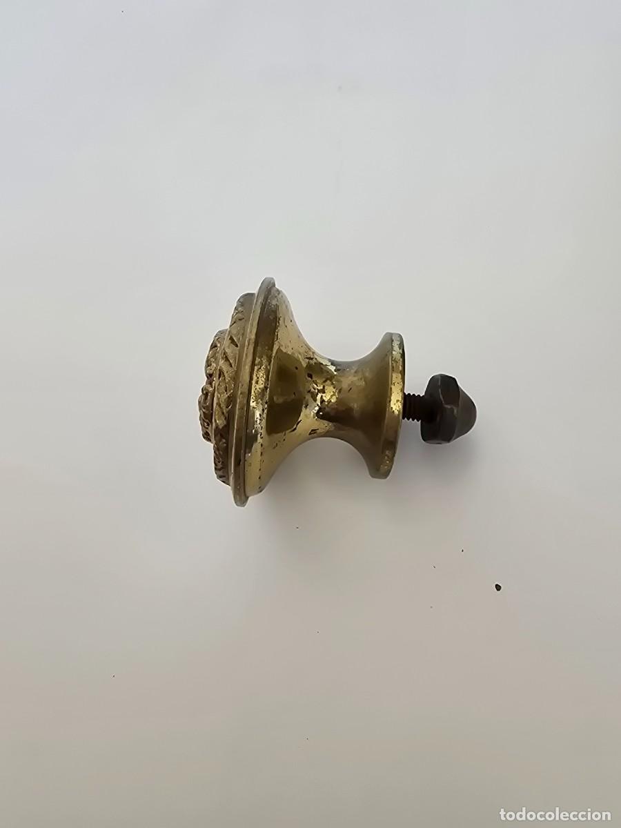 Antig&uuml;edades: Pomo antiguo dorado para puerta - Foto 2