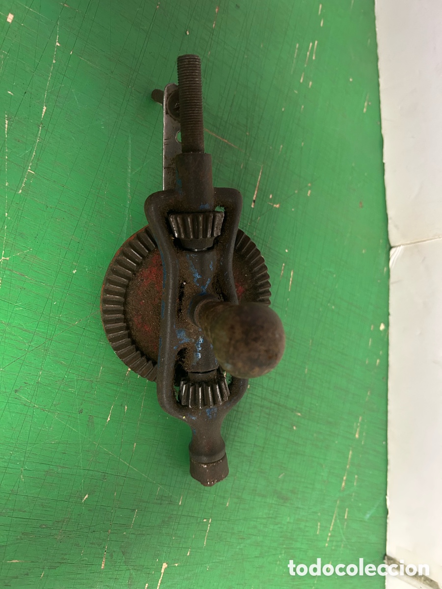 Antig&uuml;edades: TALADRO MANUAL PARA BRICOLAGE IMCOMPLETO - Foto 3