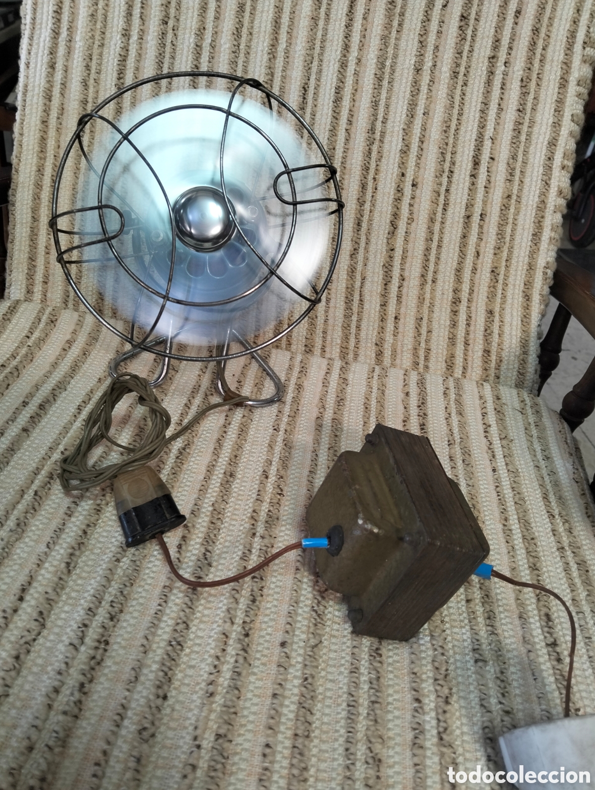 Antig&uuml;edades: Antiguo ventilador 150V - Foto 1