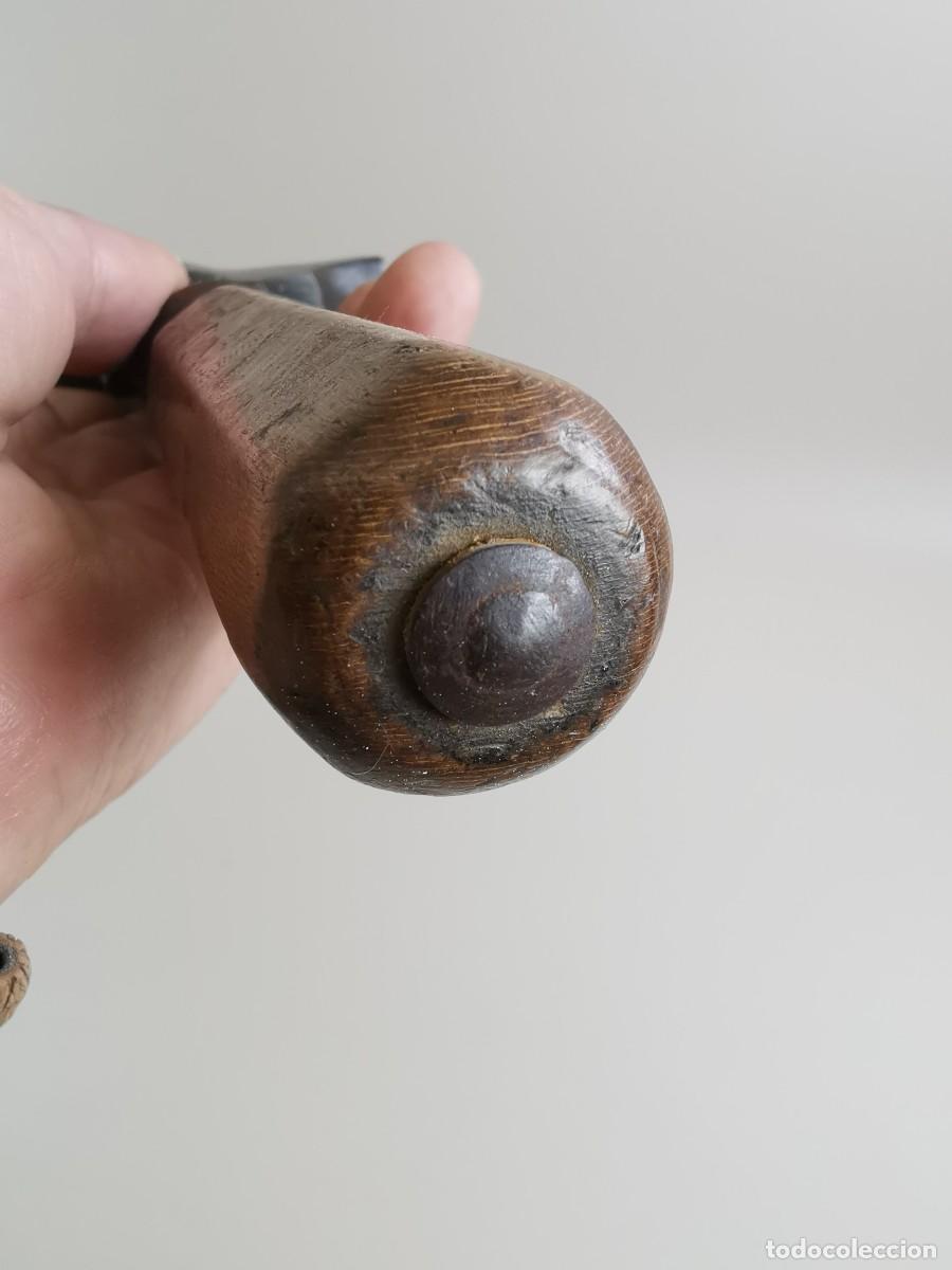 Antig&uuml;edades: LLAVE INGLESA MULTIUSOS MARTILLO - MANGO EN MADERA - Foto 8
