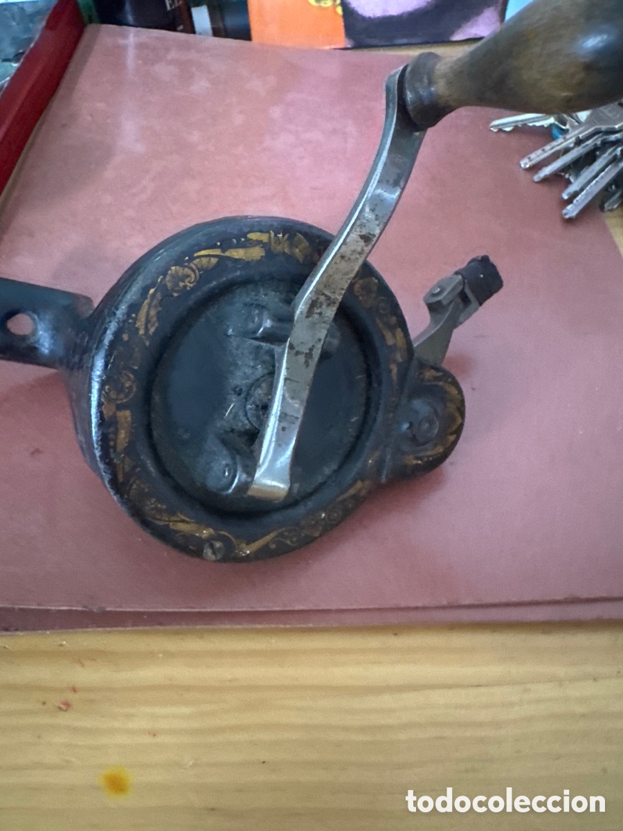 Antig&uuml;edades: Manivela para m&aacute;quina de coser, Singer - Foto 2