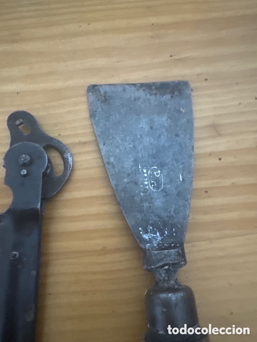 Antig&uuml;edades: Esp&aacute;tula antigua y llave antigua - Foto 3