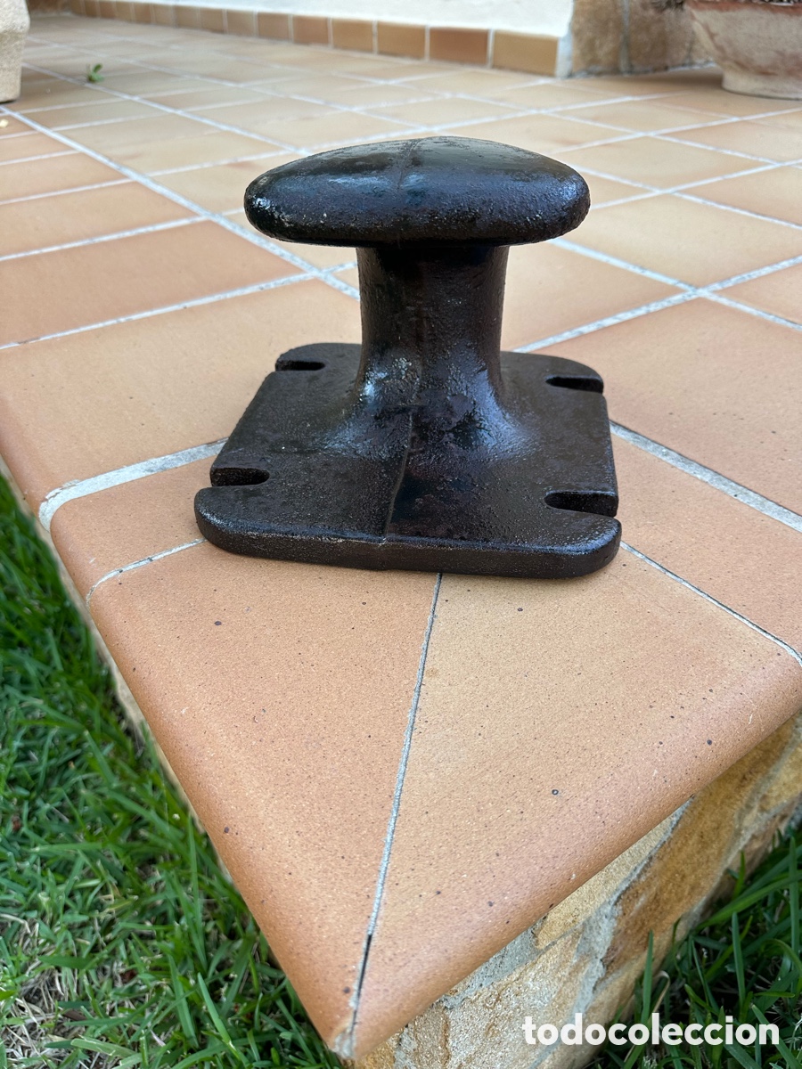 Antig&uuml;edades: Noray bolardo antiguo mar&iacute;timo. - Foto 2
