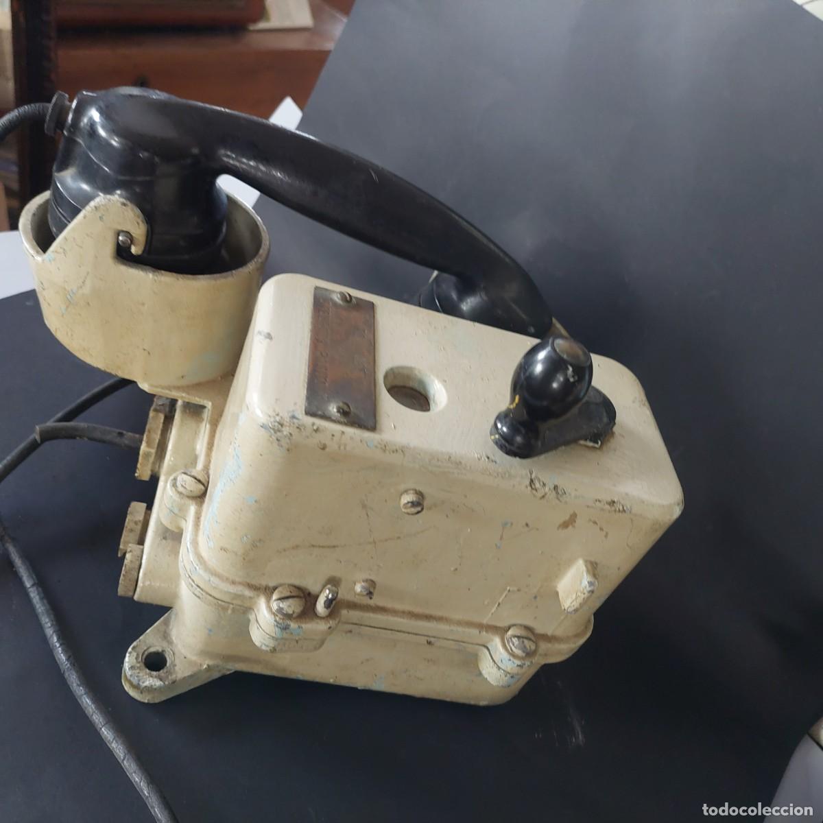 Tel&eacute;fonos: Antiguo tel&eacute;fono de barco. - Foto 2