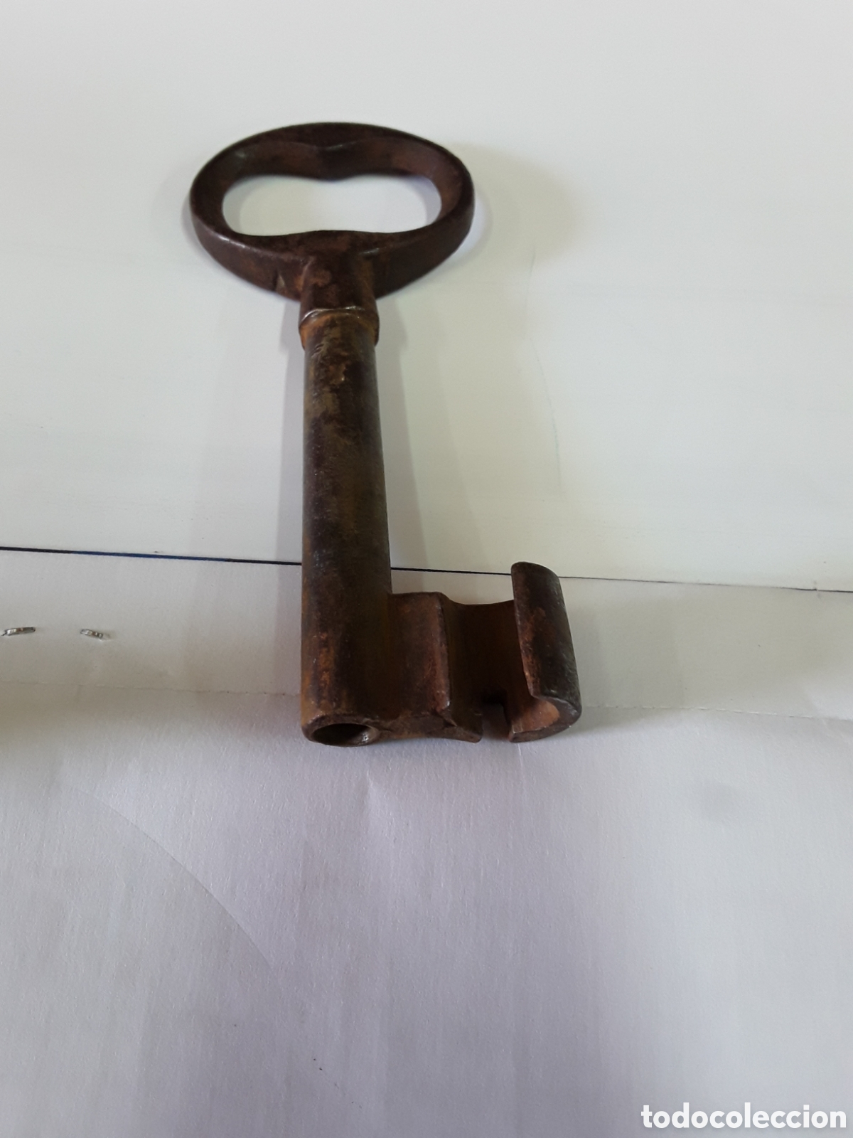 Antig&uuml;edades: Cerradura completa de arca en forja ( funcionando) - Foto 4