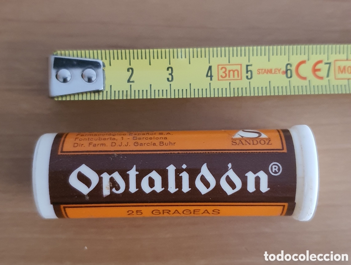 Antig&uuml;edades: Antiguo bote de Optalid&oacute;n - Foto 1
