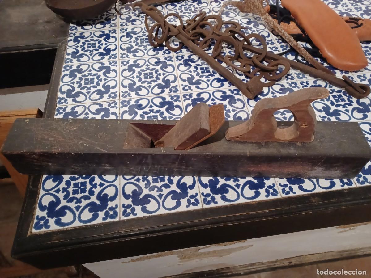 Antig&uuml;edades: cepillo de carpintero antiguo garlopa - Foto 1