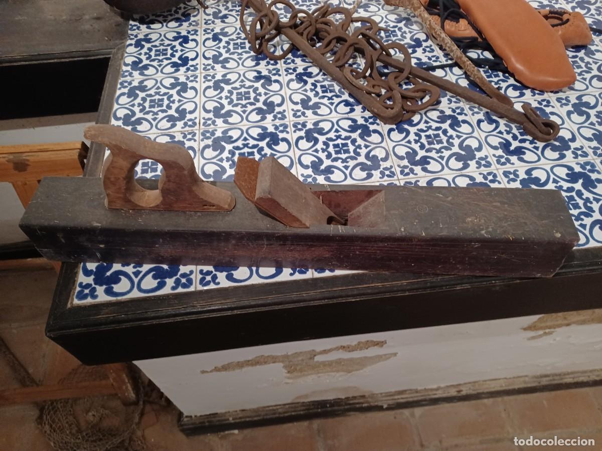 Antig&uuml;edades: cepillo de carpintero antiguo garlopa - Foto 2