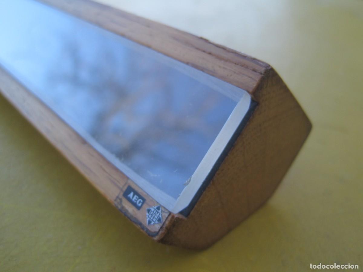 Antig&uuml;edades: TERM&Oacute;METRO AEG TELEFUNKEN - MADERA Y CRISTAL - Foto 5