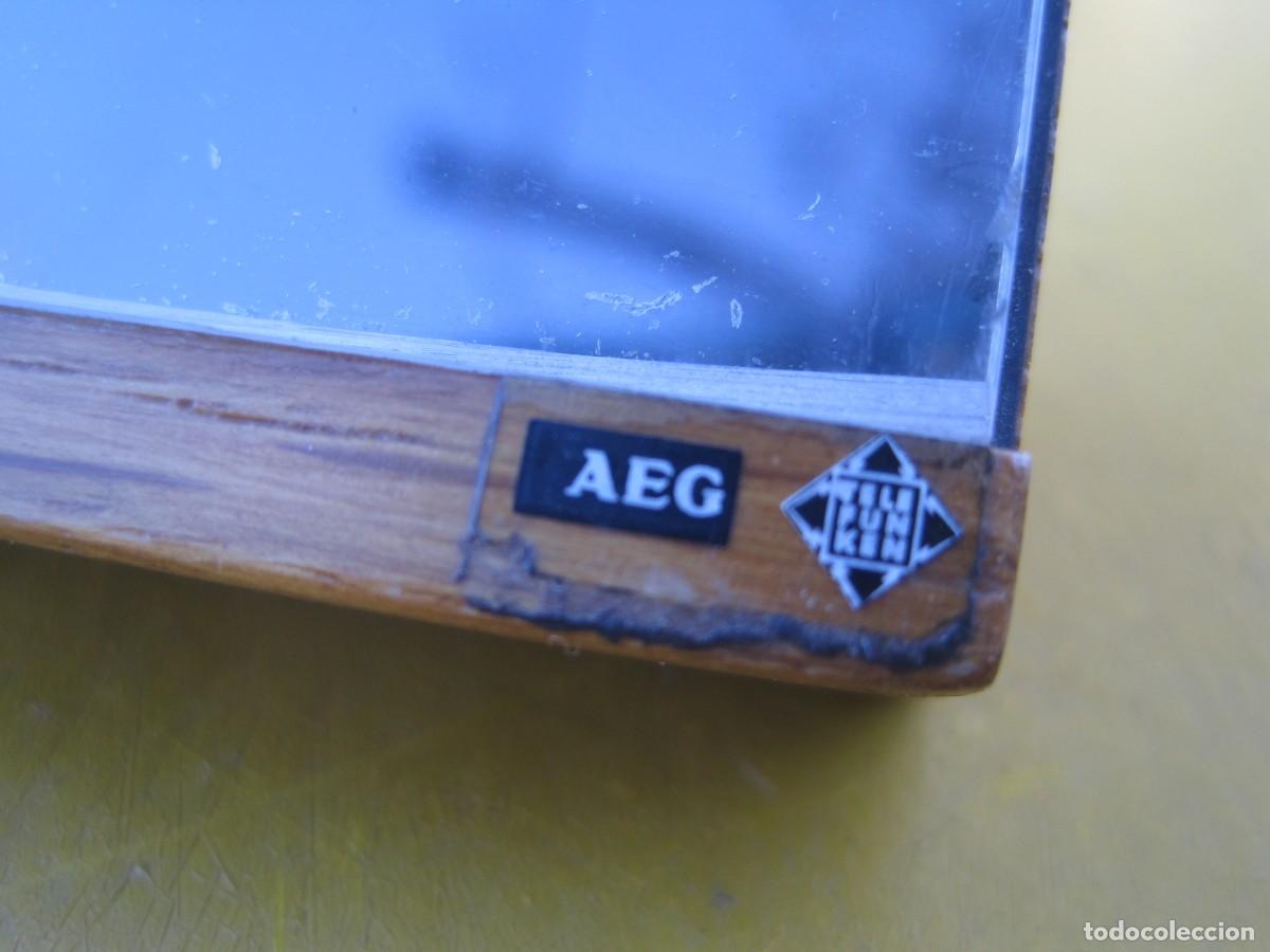 Antig&uuml;edades: TERM&Oacute;METRO AEG TELEFUNKEN - MADERA Y CRISTAL - Foto 6