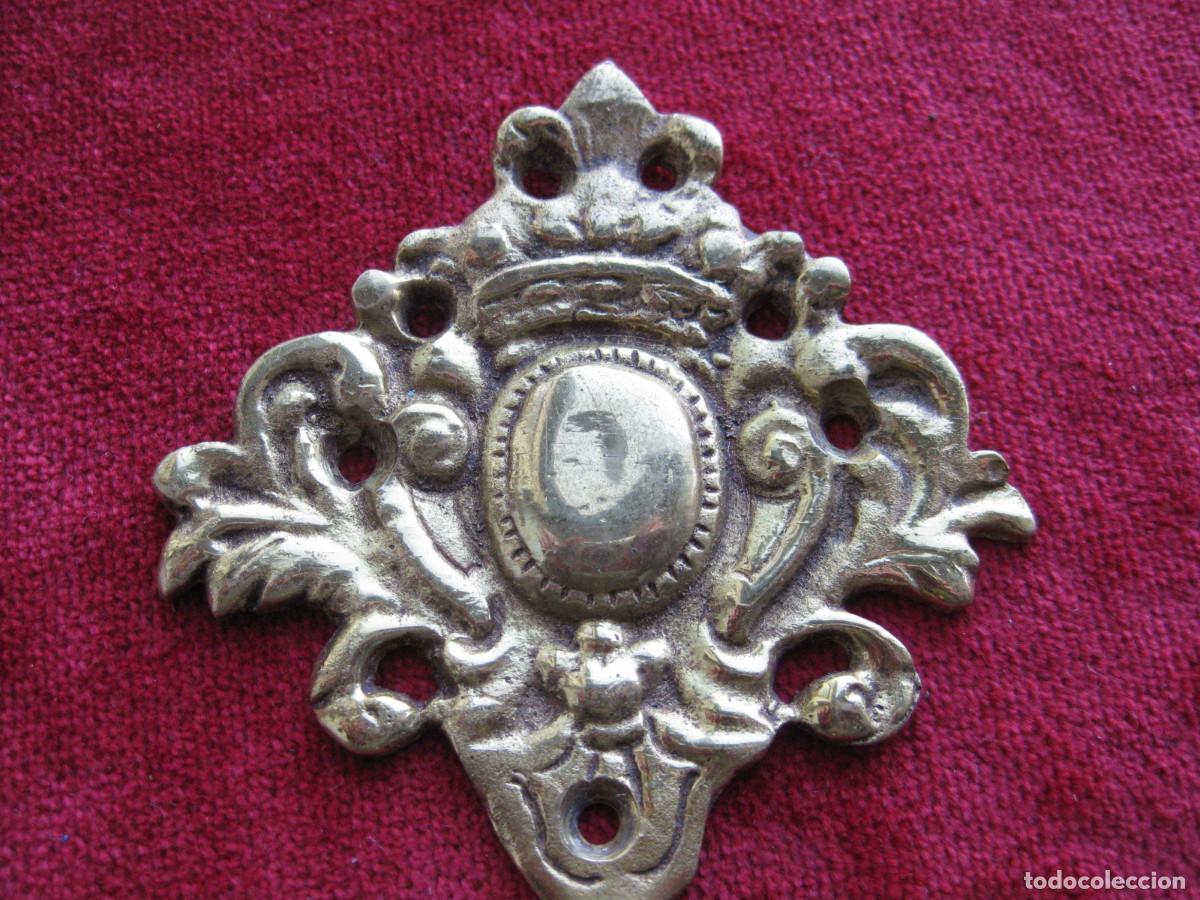 Antig&uuml;edades: PERCHA DE BRONCE INGLESA, PERFECTO ESTADO - Foto 2