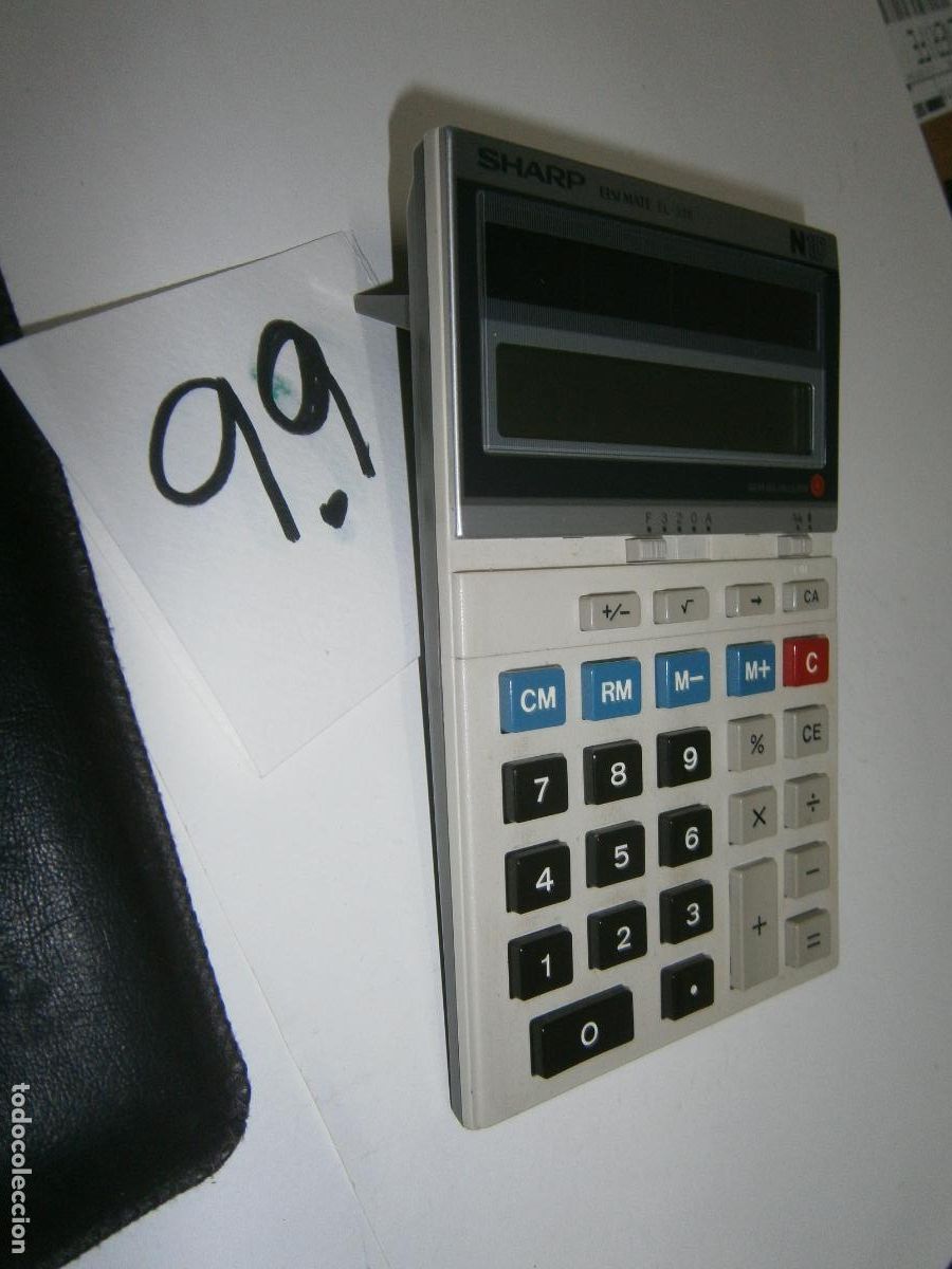 Antig&uuml;edades: ANTIGUA CALCULADORA SHARP ELSEMATE EL-336 FUNCIONANDO - Foto 3