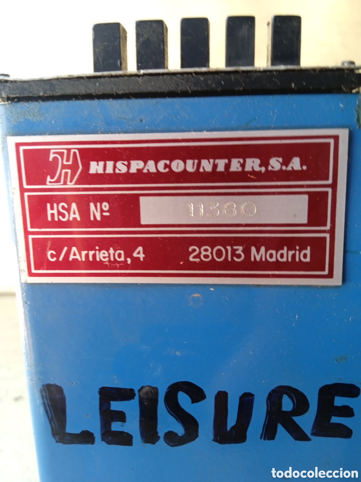 Antig&uuml;edades: MAQUINA CONTADORA DE MONEDAS EL&Eacute;CTRICA - Foto 3