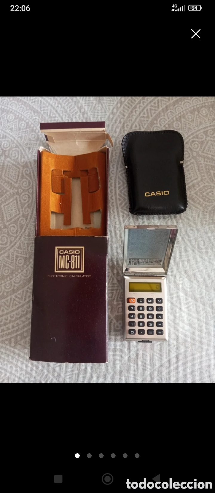 Antig&uuml;edades: Calculadora antigua Casio MC 811 - Foto 1