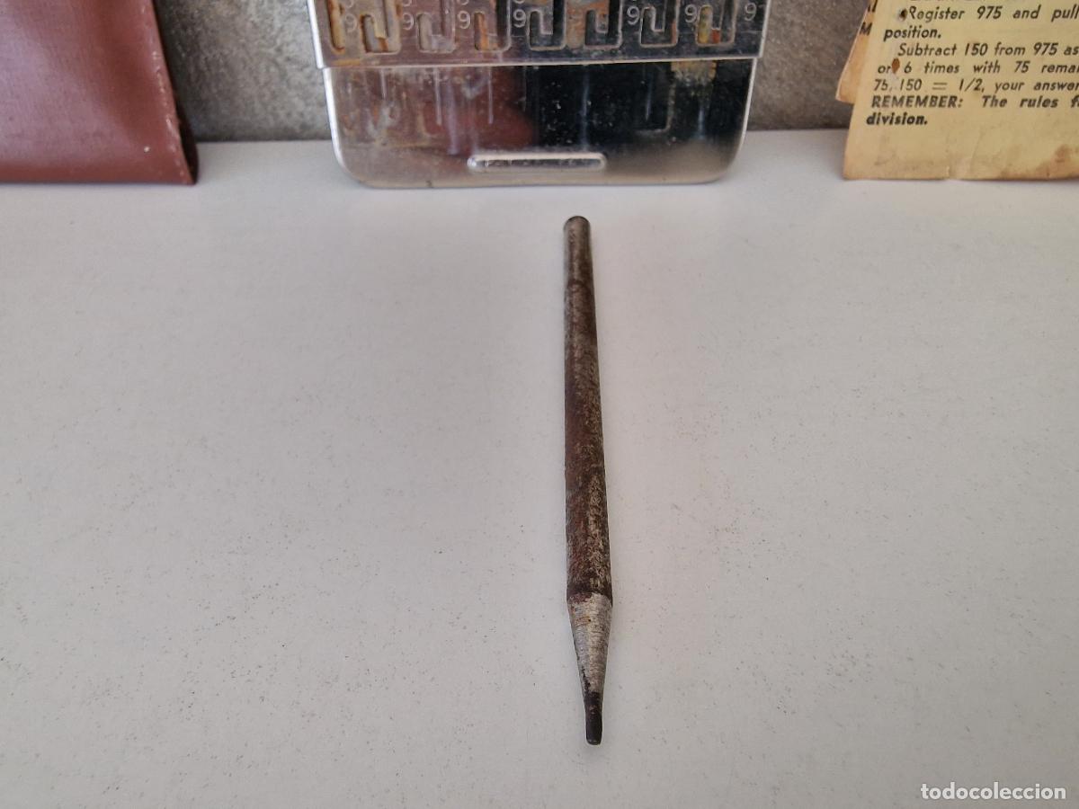 Antig&uuml;edades: ANTIGUA CALCULADORA DE BOLSILLO TASCO - Foto 3