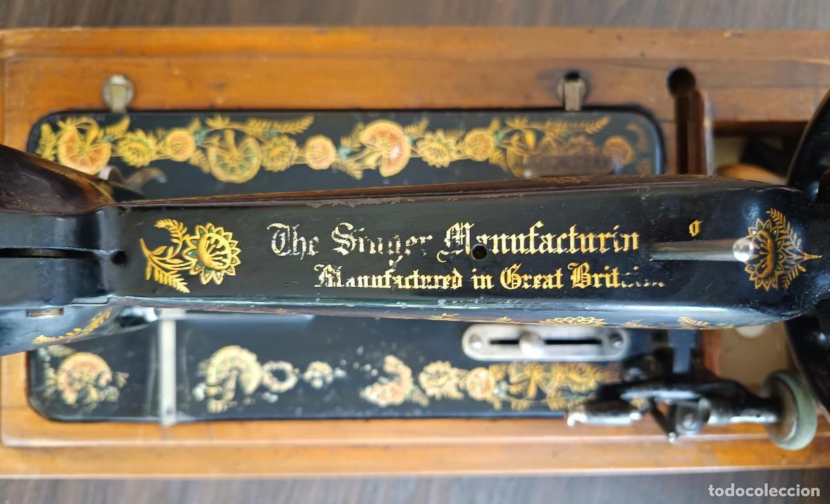 Antig&uuml;edades: M&Aacute;QUINA DE COSER CIRCA 1900 - Foto 10