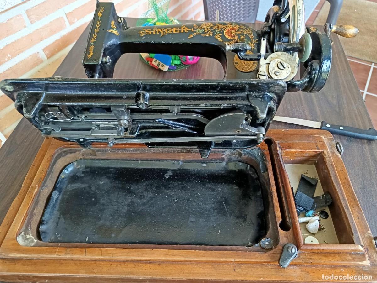 Antig&uuml;edades: M&Aacute;QUINA DE COSER CIRCA 1900 - Foto 12