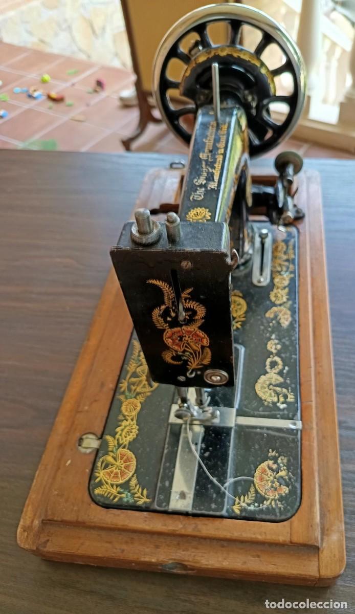 Antig&uuml;edades: M&Aacute;QUINA DE COSER CIRCA 1900 - Foto 16