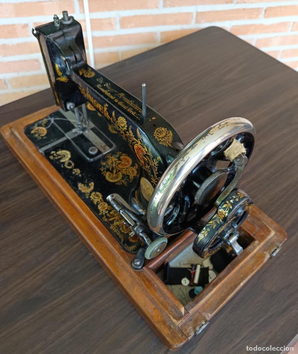 Antig&uuml;edades: M&Aacute;QUINA DE COSER CIRCA 1900 - Foto 17