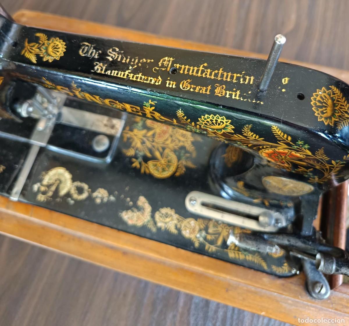 Antig&uuml;edades: M&Aacute;QUINA DE COSER CIRCA 1900 - Foto 18