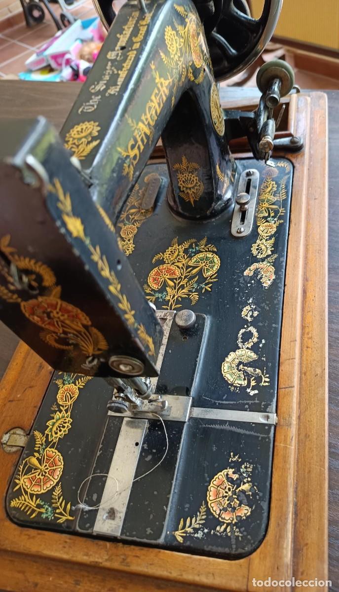 Antig&uuml;edades: M&Aacute;QUINA DE COSER CIRCA 1900 - Foto 19