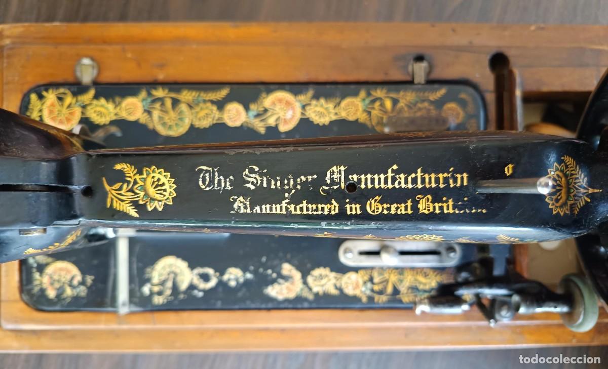 Antig&uuml;edades: M&Aacute;QUINA DE COSER CIRCA 1900 - Foto 23
