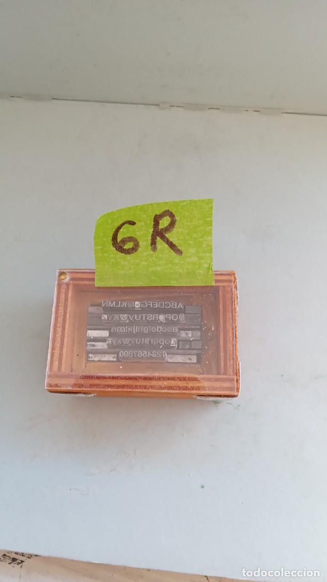 Antig&uuml;edades: IMPRENTA CAJITA LETRAS DE PLOMO, Ref 6R - Foto 2