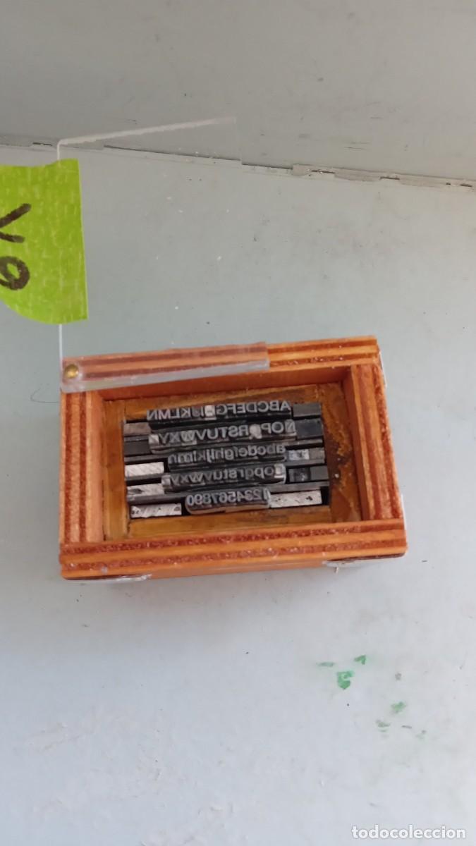 Antig&uuml;edades: IMPRENTA CAJITA LETRAS DE PLOMO, Ref 6R - Foto 3