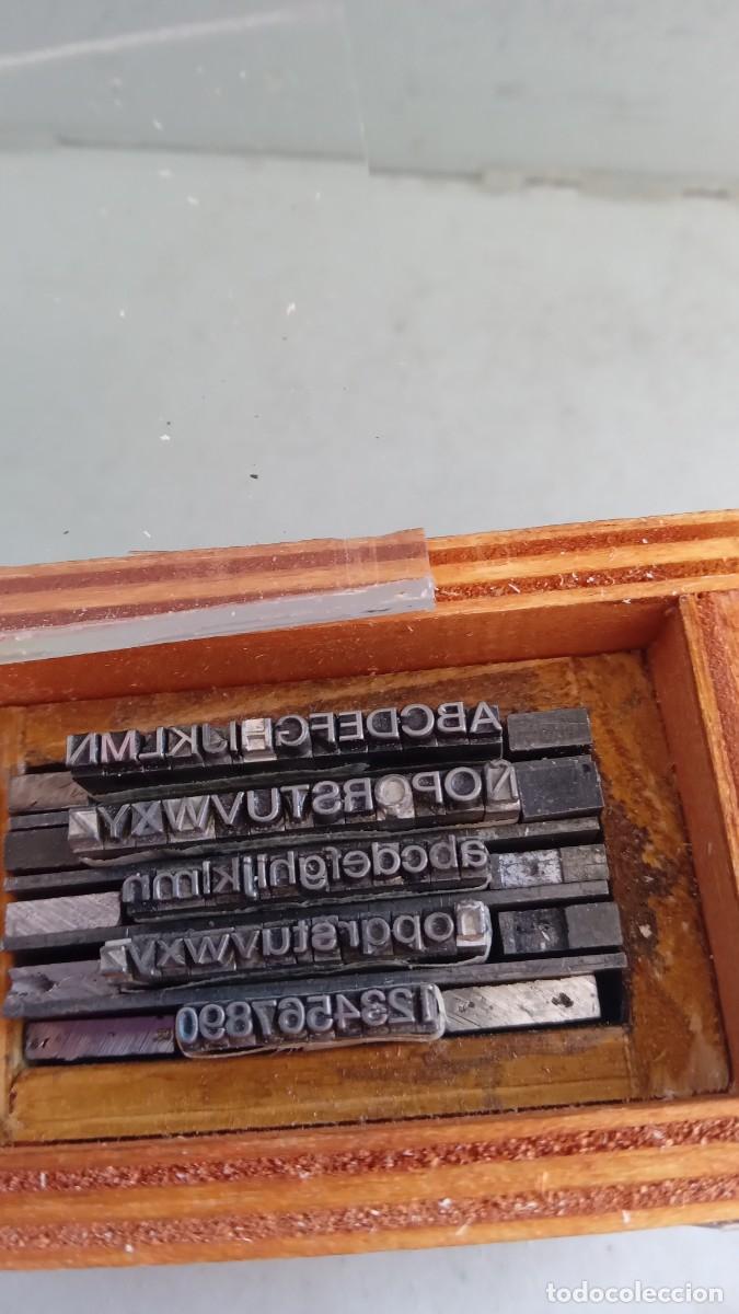 Antig&uuml;edades: IMPRENTA CAJITA LETRAS DE PLOMO, Ref 6R - Foto 4