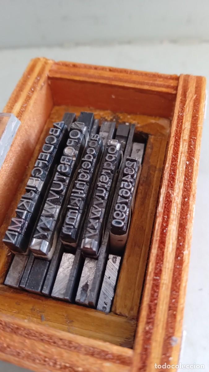 Antig&uuml;edades: IMPRENTA CAJITA LETRAS DE PLOMO, Ref 6R - Foto 7