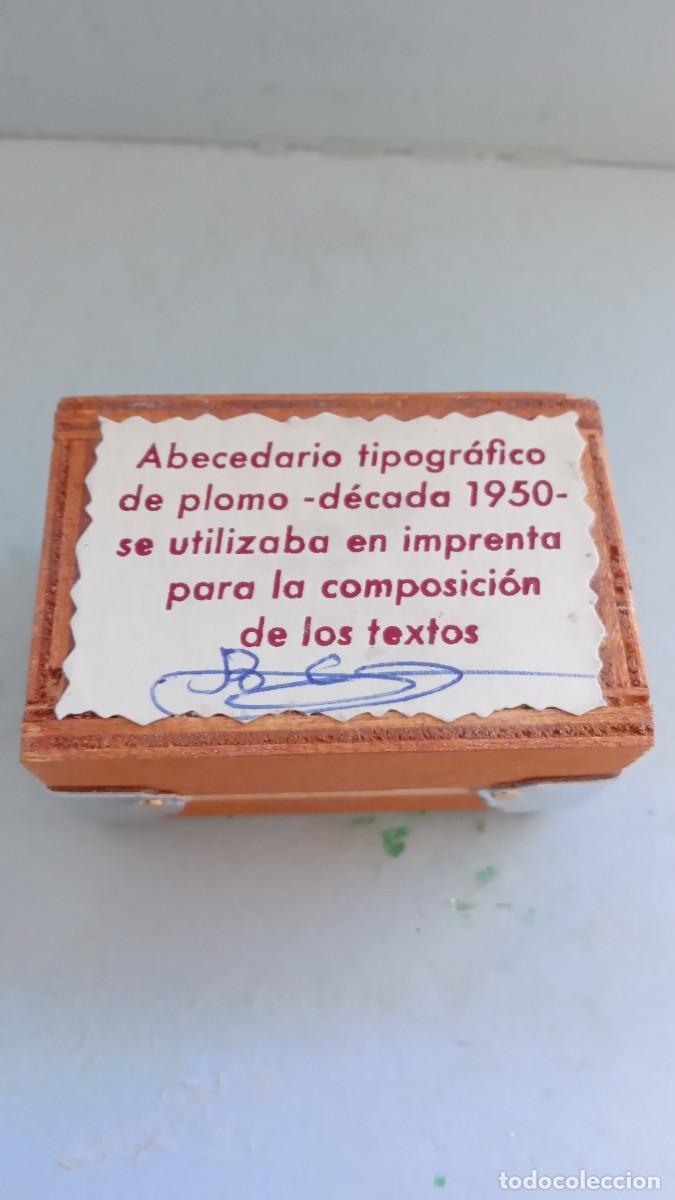 Antig&uuml;edades: IMPRENTA CAJITA LETRAS DE PLOMO, Ref 6R - Foto 8
