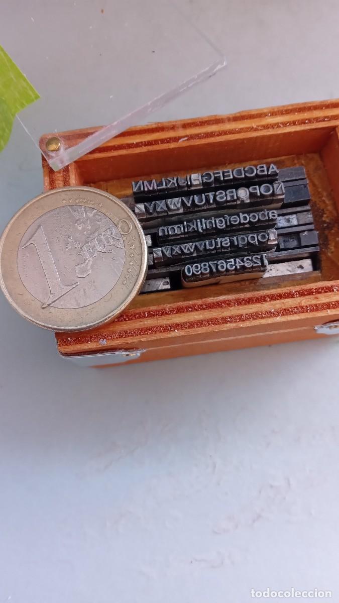 Antig&uuml;edades: IMPRENTA CAJITA LETRAS DE PLOMO, Ref 6R - Foto 1