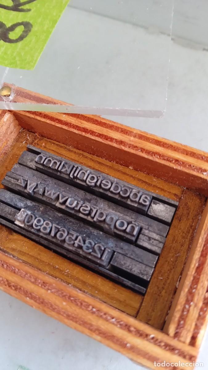 Antig&uuml;edades: IMPRENTA CAJITA LETRAS DE PLOMO, Ref 8R - Foto 4