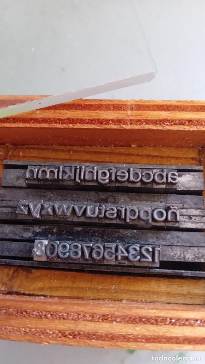 Antig&uuml;edades: IMPRENTA CAJITA LETRAS DE PLOMO, Ref 8R - Foto 7
