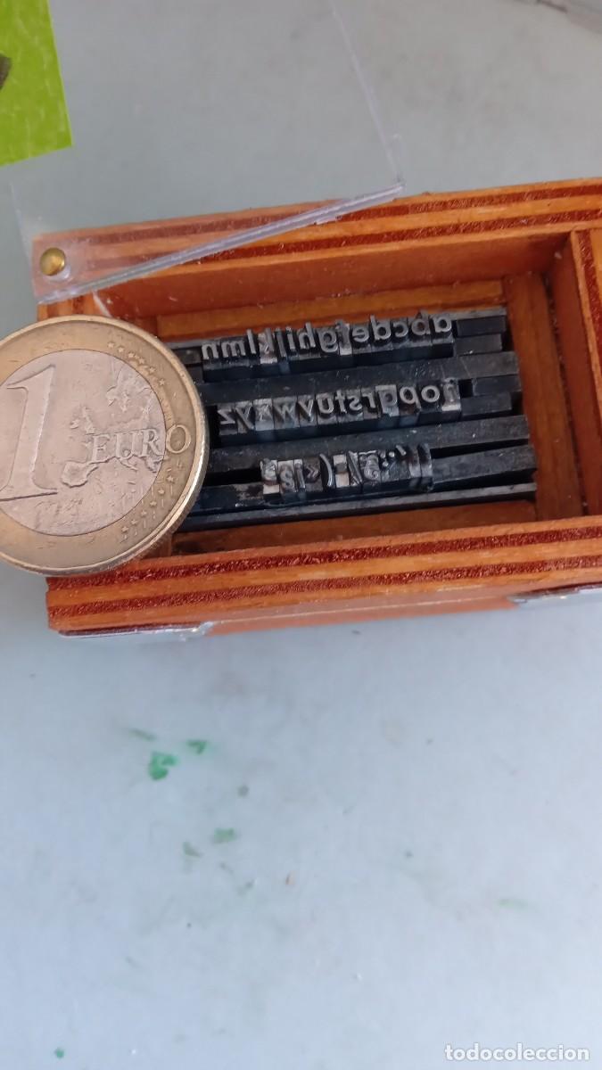 Antig&uuml;edades: IMPRENTA CAJITA LETRAS DE PLOMO, Ref 8C - Foto 7