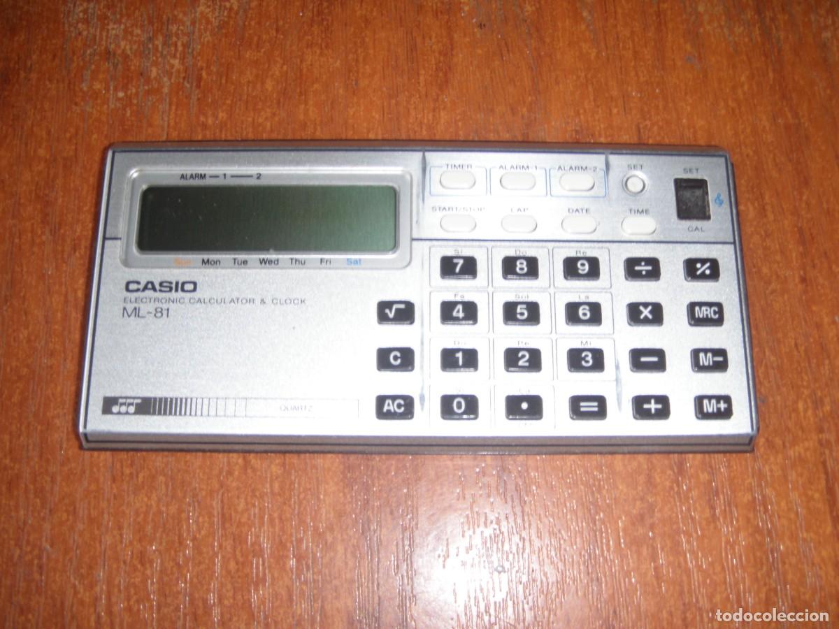Antig&uuml;edades: CALCULADORA MUSICAL CASIO ML81 FUNCIONANDO PERFECTA - Foto 1