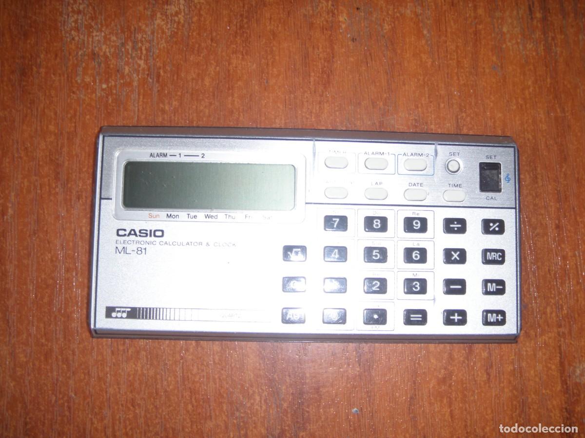 Antig&uuml;edades: CALCULADORA MUSICAL CASIO ML81 FUNCIONANDO PERFECTA - Foto 2