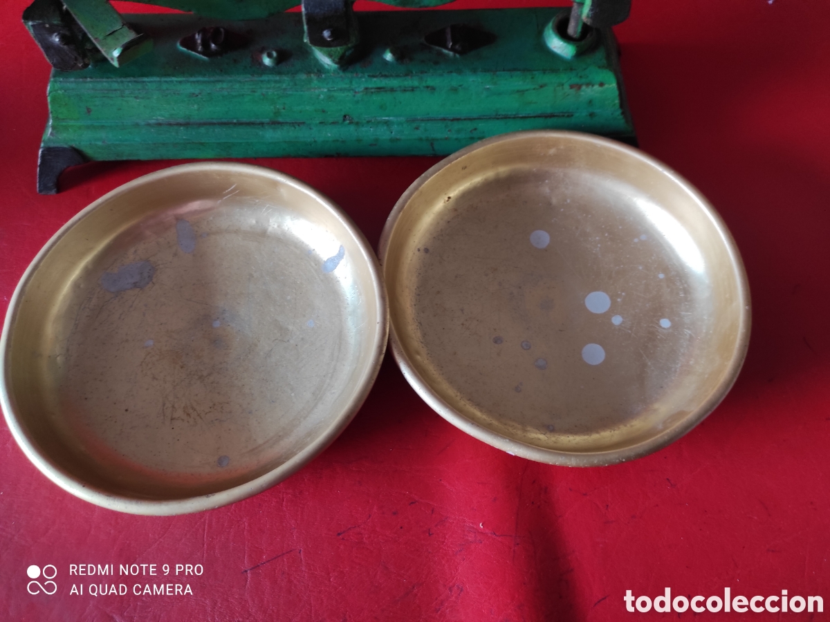 Antig&uuml;edades: Antiguo peso de dos platos - Foto 7