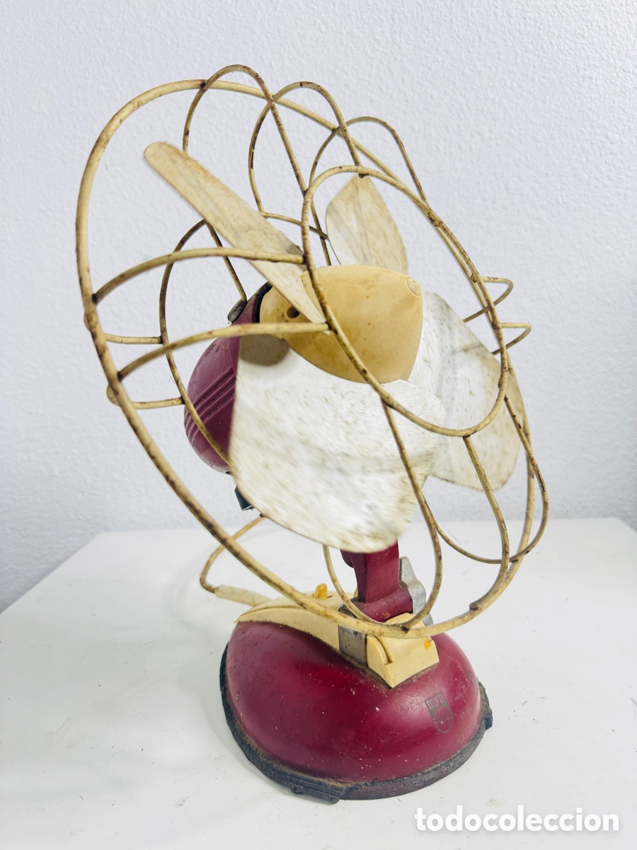 Antig&uuml;edades: Philips Ventilador Vintage 1960 - Foto 6
